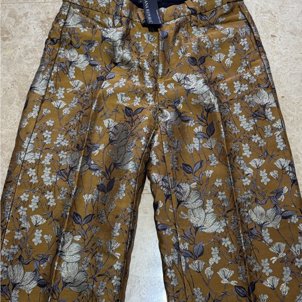 Banana Republic Floral Patterned Pants